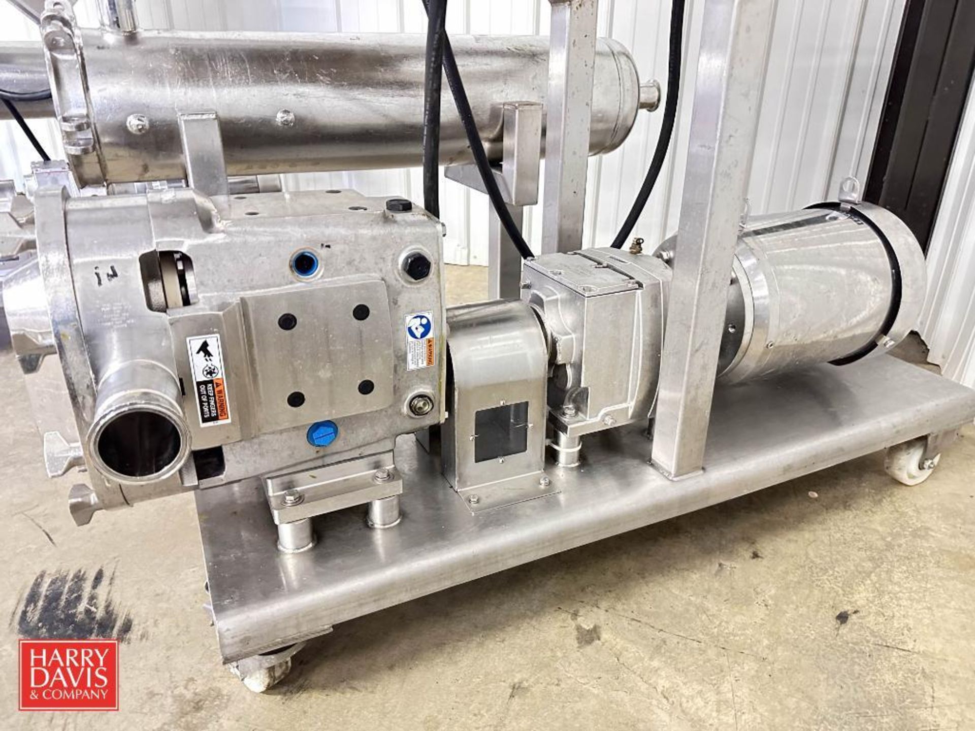 2014 Portable S/S Filter Skid Including: SPX/Waukesha Cherry-Burrell Positive Displacement Pump, Mod - Image 3 of 5