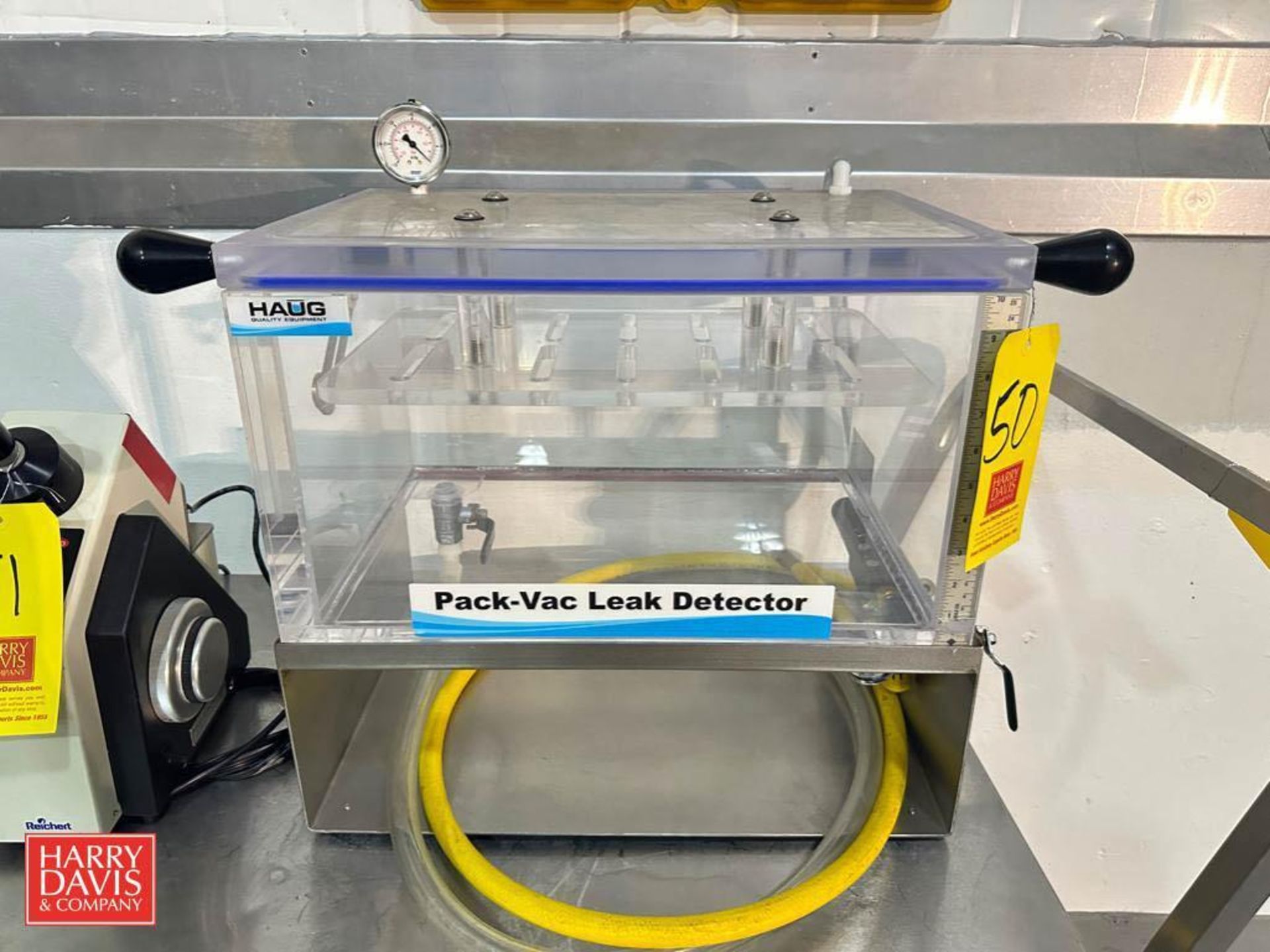 Haug Pack-Vac Leak Detector, Model: PVCA181210, S/N: 41260