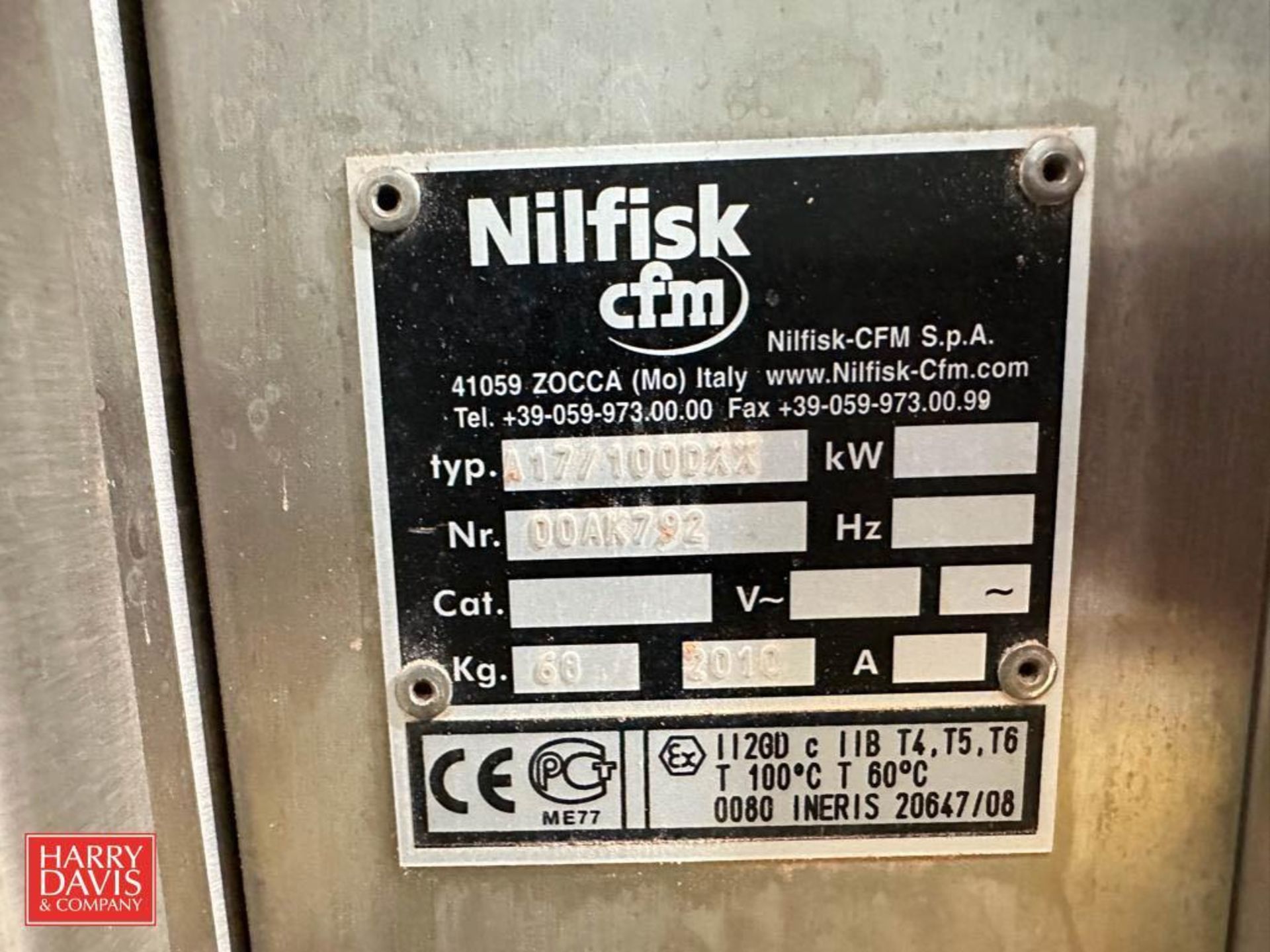 Nilfisk S/S Portable Vacuum Cleaner, Model: A17 - Rigging Fee: $300 - Image 2 of 2