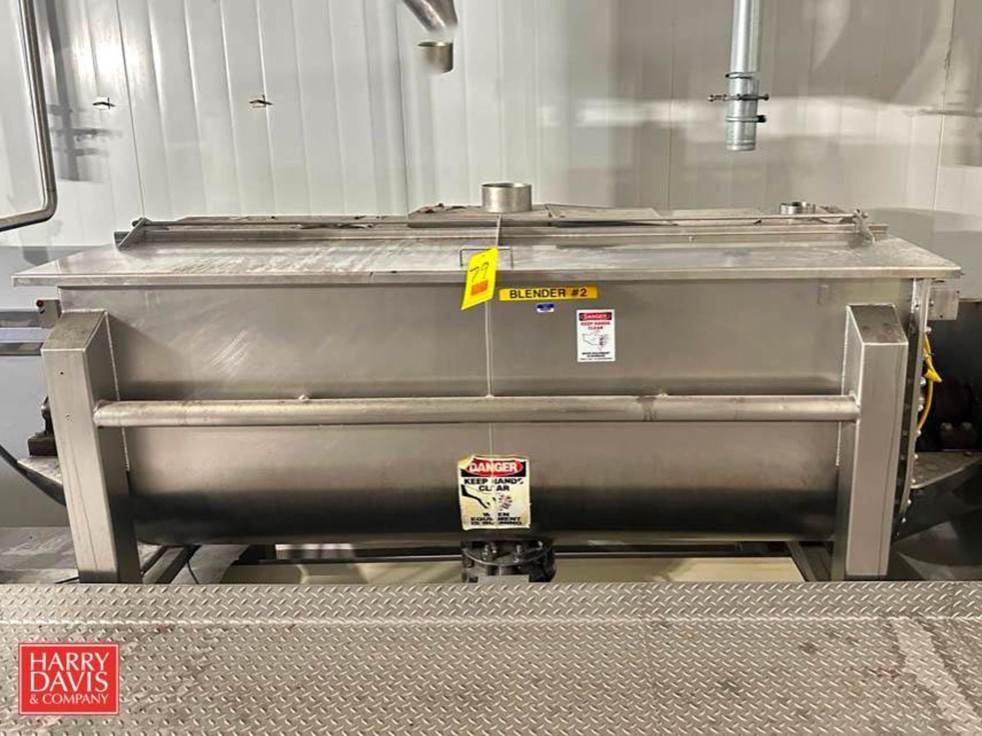 Lowe S/S Ribbon Blender, Model: CD36 H DUTY, S/N: 839 (Subject to BULK BID: Lot 55)