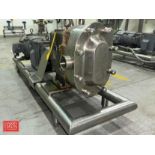 Waukesha-Cherry Burrell Positive Displacement Pump, Model: 060U2, S/N: 45321308 with Reliance 7.5 HP