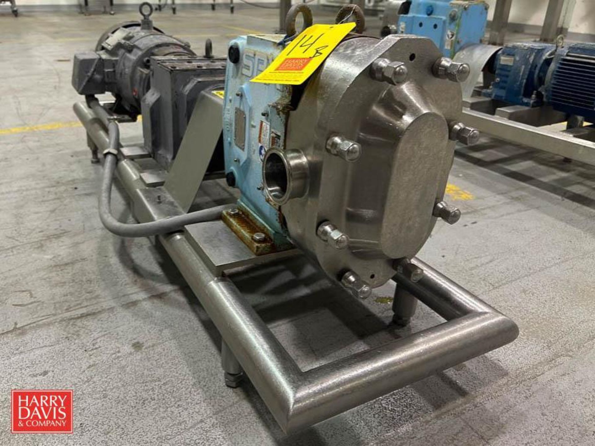 2015 SPX Positive Displacement Pump, Model: 060U2, S/N: 3003191R13 with Reliance 7.5 HP 1,760 RPM Mo