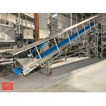 FPA Portable S/S Framed Elevator Conveyor: 26' x 23", Model: 420024009, S/N: 2264424 with Drive and