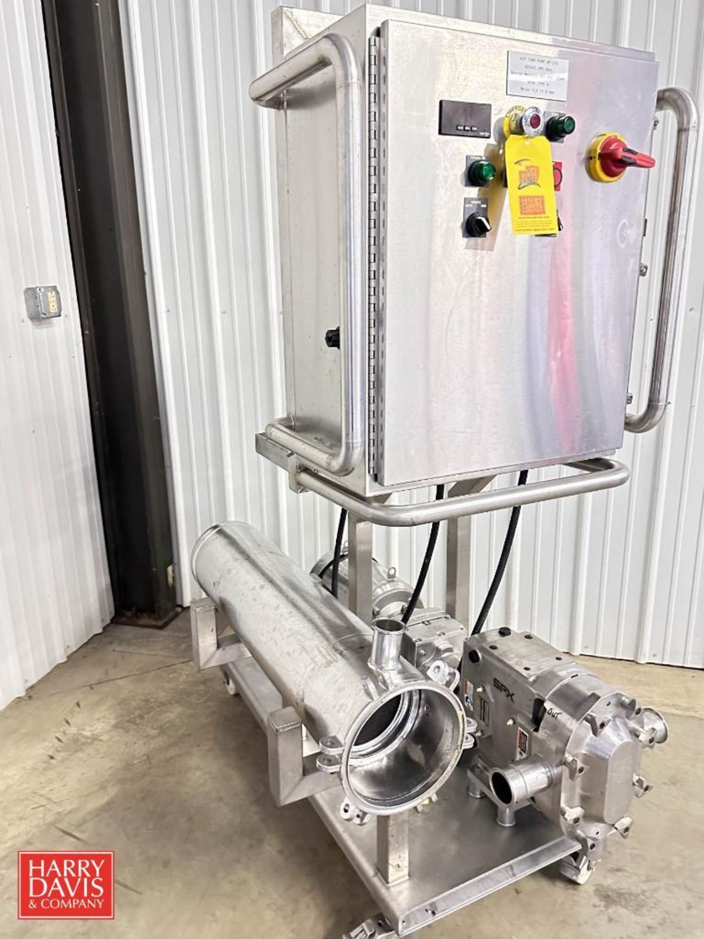 2014 Portable S/S Filter Skid Including: SPX/Waukesha Cherry-Burrell Positive Displacement Pump, Mod - Image 2 of 5