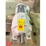 15 HP 1,740 RPM Motor with Gear Reducing Drive