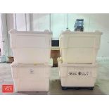 300 Gallon Poly Totes and Fork Lift Pockets - Rigging Fee: $400