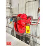 Reelcraft Air Hose Reel and Hose Station with Valves and Hose Sprayer