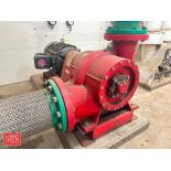 Bell and Gossett Centrifugal Pump, Model: VSC5BF with US 50 HP 1,775 RPM Motors: Mounted on Base