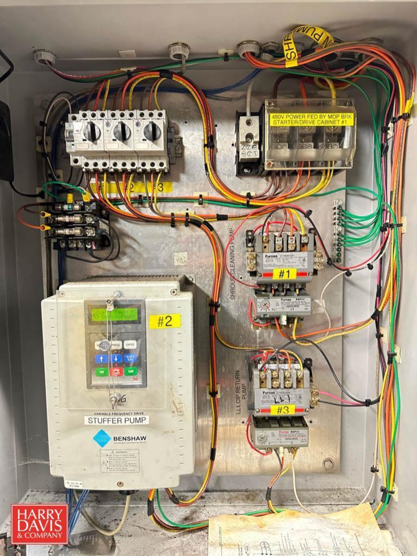 Benshaw 15 HP Variable-Frequency Drive, Circuits, Relays and Enclosure