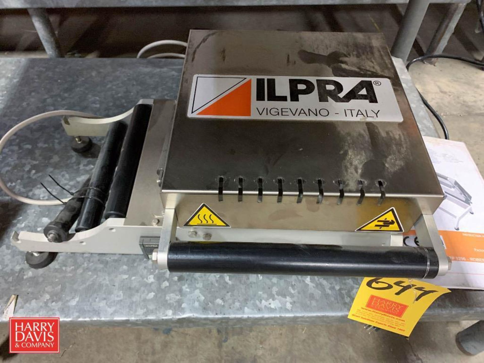 2012 ILPRA Food Pack Uno Mini, Model: N, S/N: 9296 (Location: Edison, NJ)