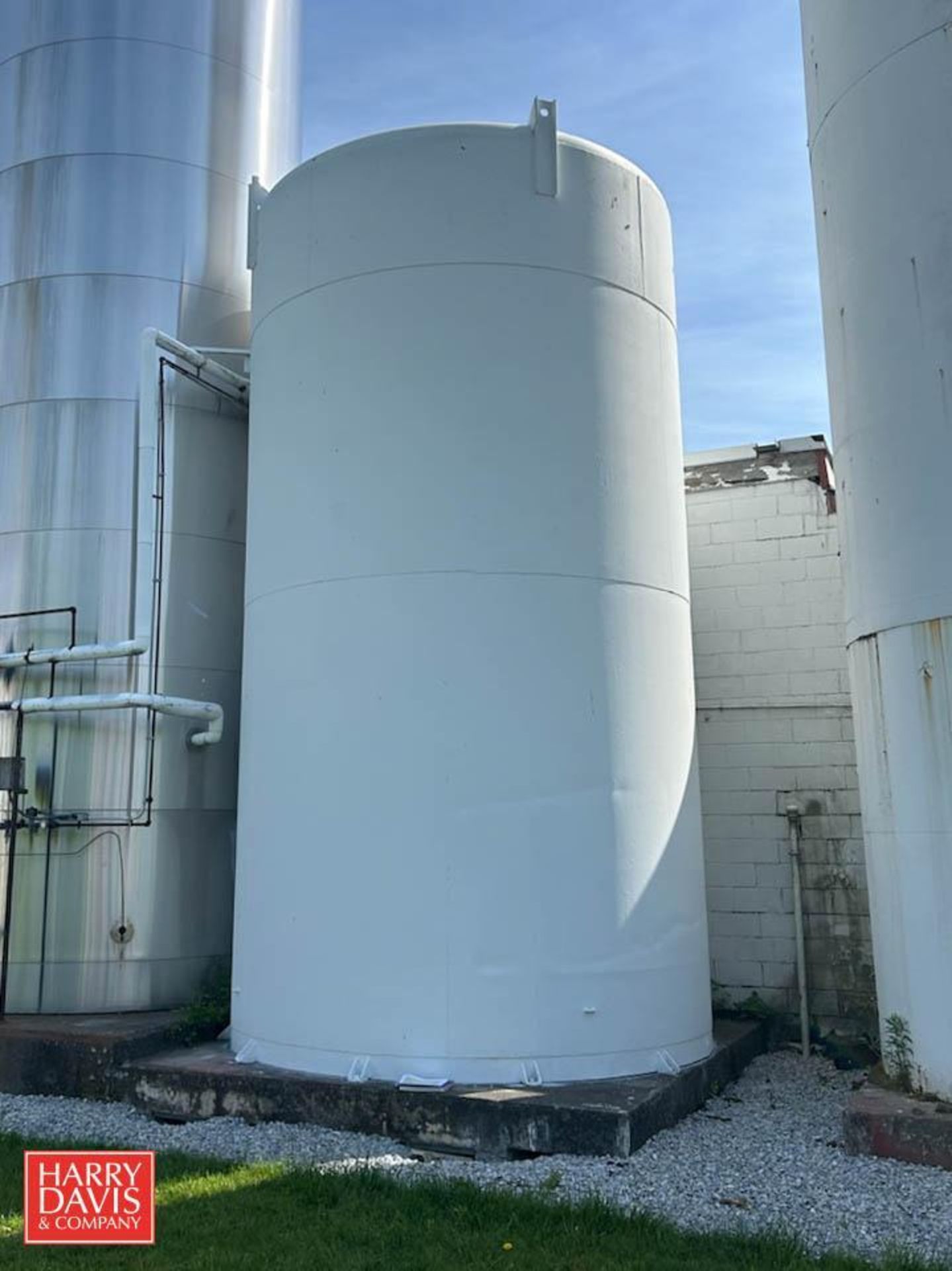Crepaco 15,000 Gallon Jacketed S/S Milk Silo, S/N: 4148 with Horizontal Agitation, S/S Air Valve and - Image 3 of 6