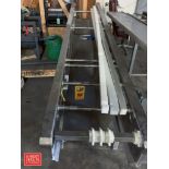 S/S Conveyor Frame: 128” Length x 23” Width (Location: Edison, NJ)