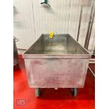 Portable S/S Tub: 5’ x 30" x 20" Depth