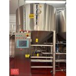 2010 Comat Insulated 500 Gallon S/S Dome-Top, Cone-Bottom Ricotta Flocculation Tank with Steam, Mode