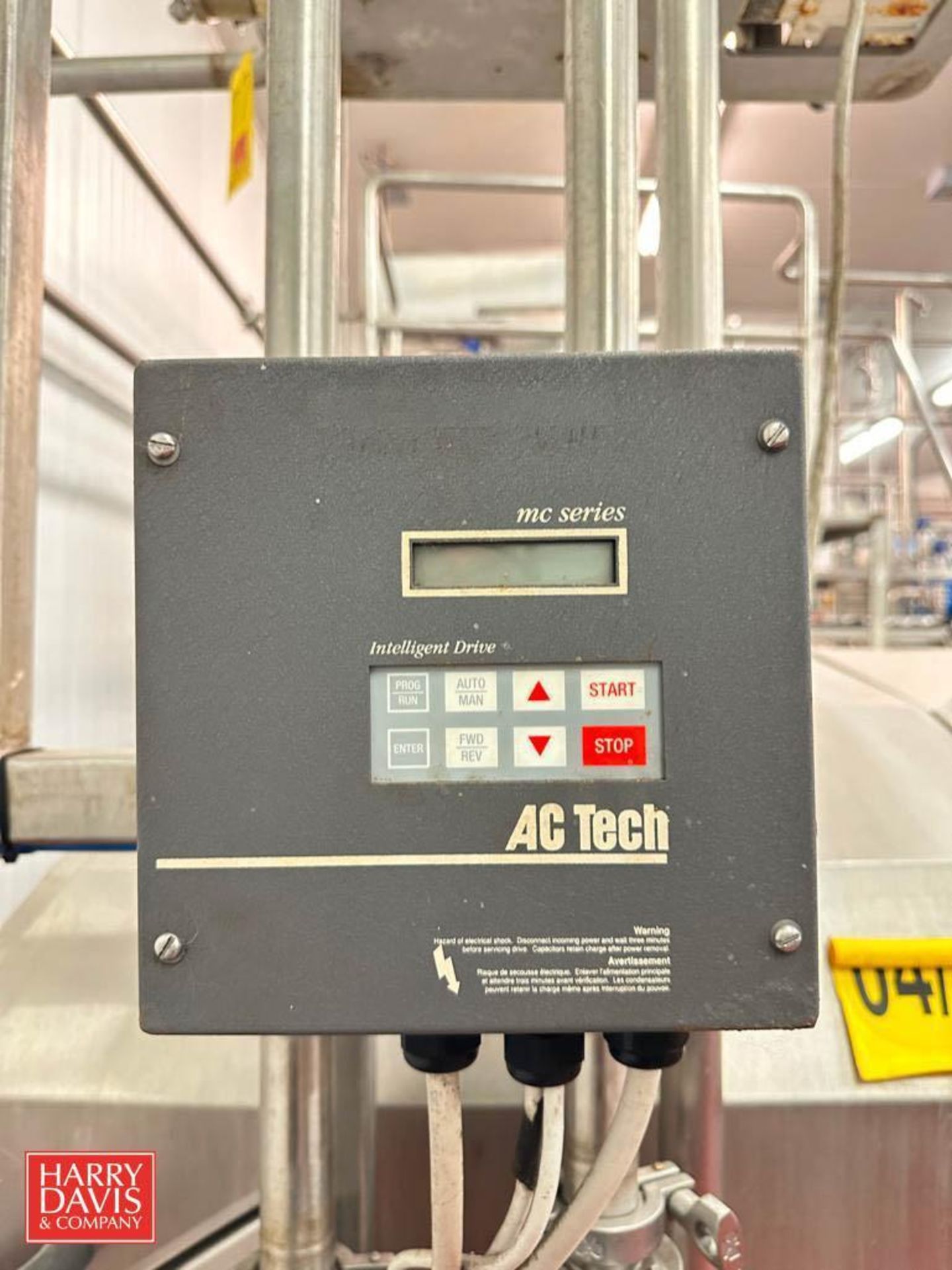 Positive Displacement Pump with Motor: Mounted on Ceiling Mounted Base and AC Tech Variable-Frequenc - Image 2 of 2