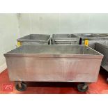 S/S Portable Tub: 60” x 30” x 20" Depth