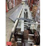 S/S Frame Conveyor Section: 130" Length x 25” Width with Drive (No Belt) (Location: Edison, NJ)