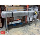 Shuttleworth Slip-Torque S/S Frame Conveyor: 79" Length x 10" Width with Drive (Location: Edison, NJ