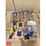 Assorted Motors, up to 2 HP, Poly Diaphragm Pumps, Bardiani and Other Air Valves