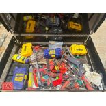 Gear Wrench XL Portable Tool Box with Allen Wrenches, Drill Bits, Electrical Testers and Wire Cutter