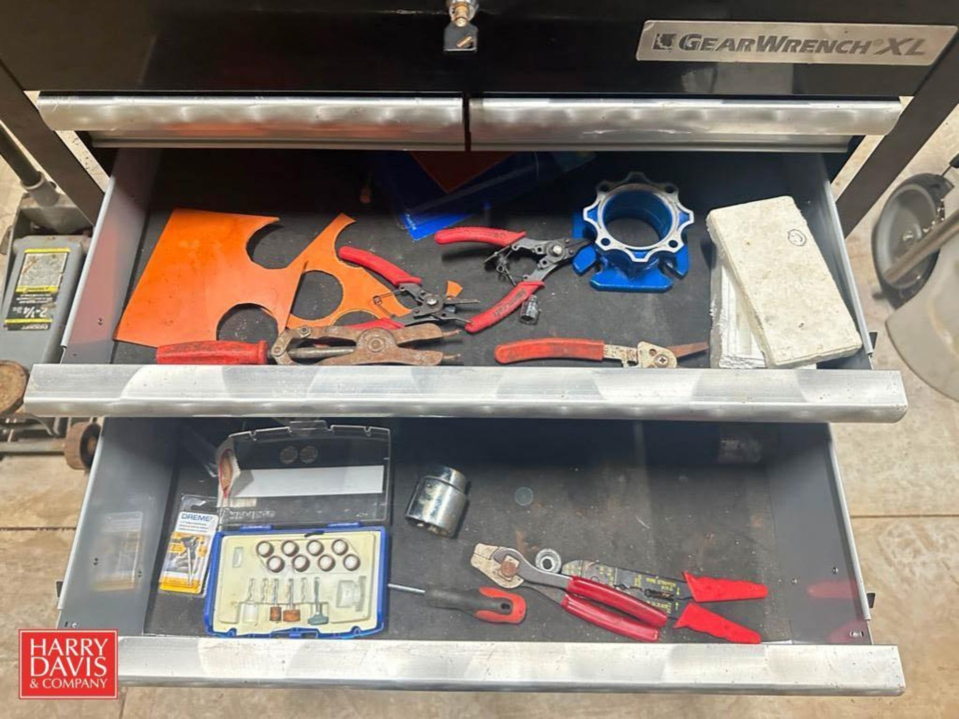 Gear Wrench XL Portable Tool Box with Allen Wrenches, Drill Bits, Electrical Testers and Wire Cutter - Image 3 of 3