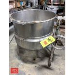 Alloy and Steel Fabrication of Canada 40 Gallon S/S Jacketed Kettle, Model: TRC-40, S/N: E2975-12348