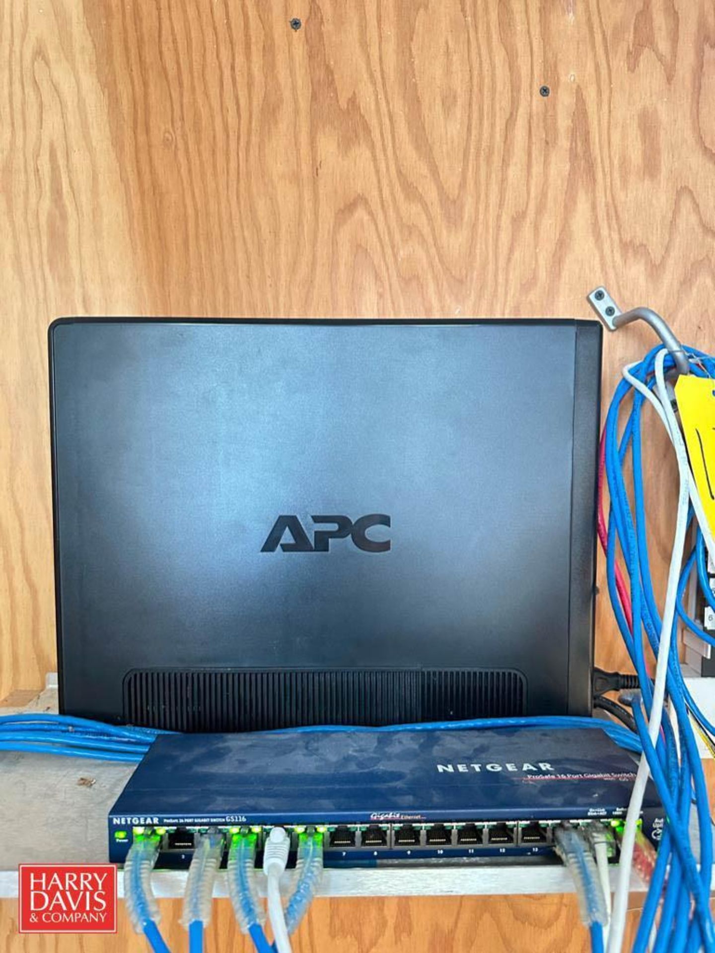 APC Uninterruptible Power Source and Netgear 16-Port Switch