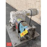 Waukesha Cherry-Burrell Positive Displacement Pump, Model: 064, S/N: 154212: Mounted on S/S Base wit