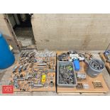 Assorted S/S, Including: Elbows, Touch Screen, Valves and Valve Parts, Springs, Ferrels and Clamps