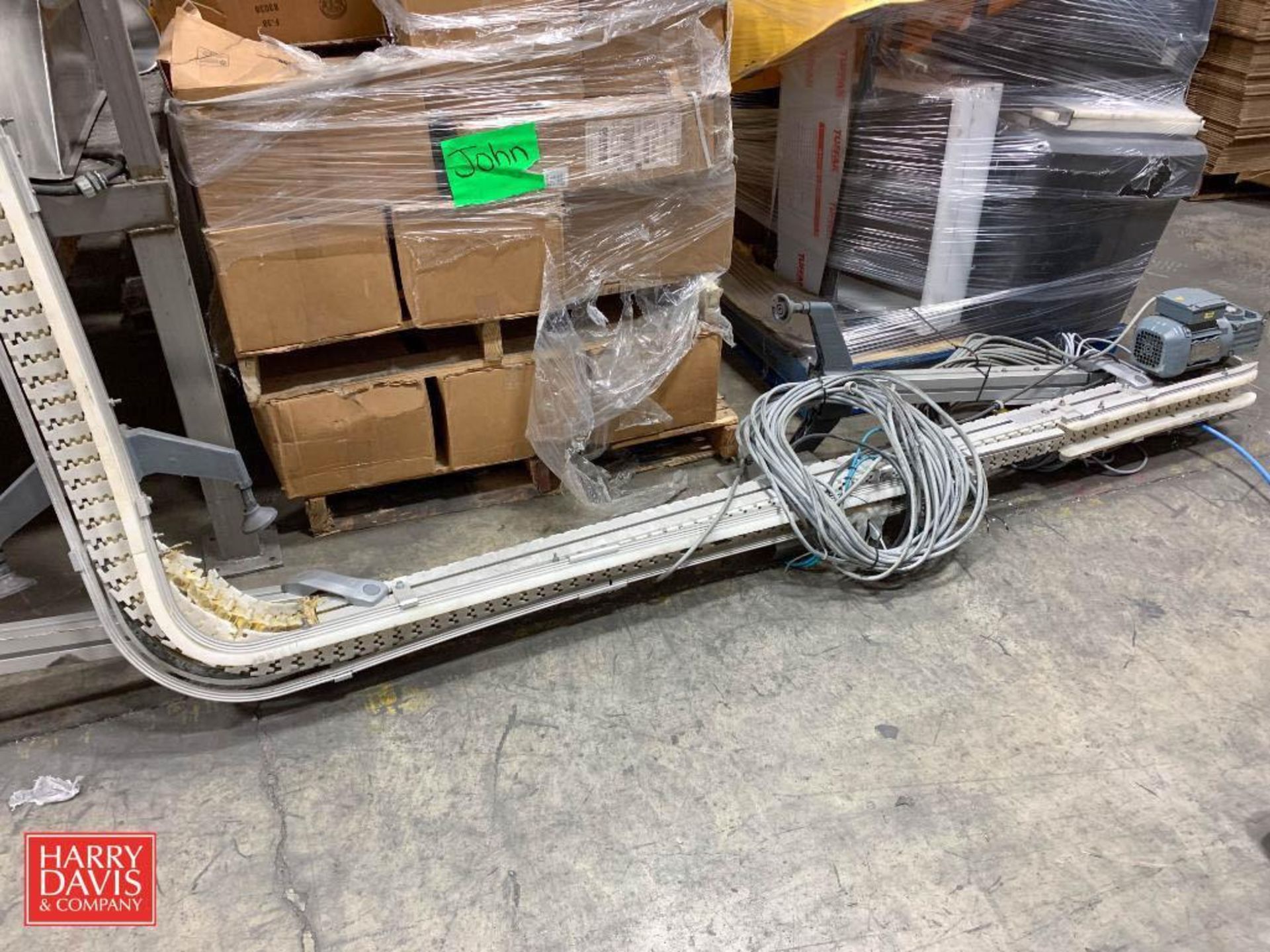 Flex Link Conveyor: 28’ with Drive and (3) 90° Turns (Location: Edison, NJ) - Image 2 of 3