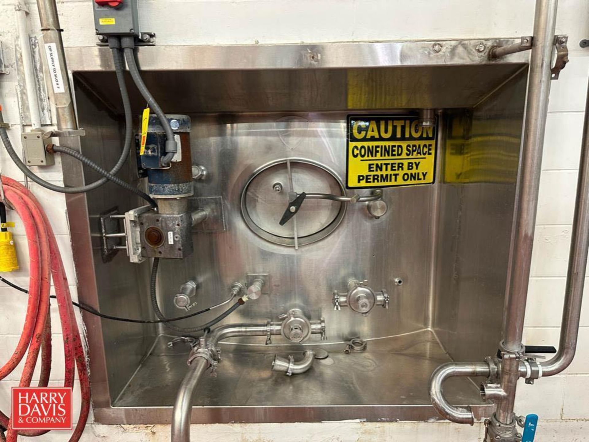 Creamery Package 15,000 Gallon S/S Raw Whey Tank, S/N: C15000-2496 with Horizontal Agitation, S/S Ai - Image 5 of 5