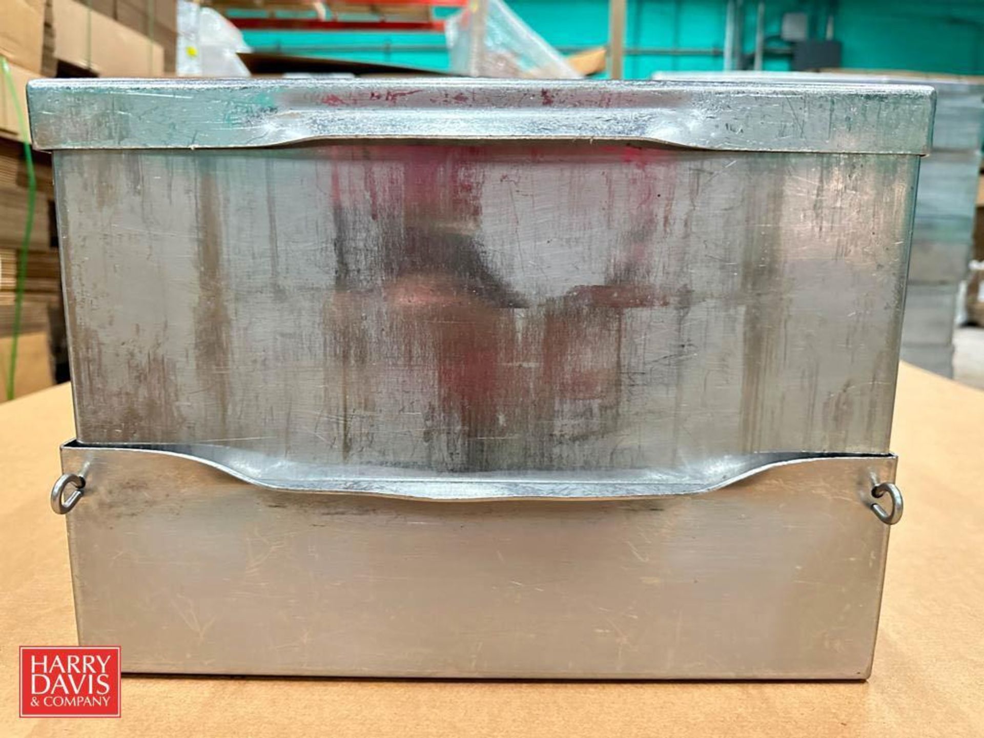 (30) S/S Cheese Block Molds: 14" x 11" x 6.5” and Parts