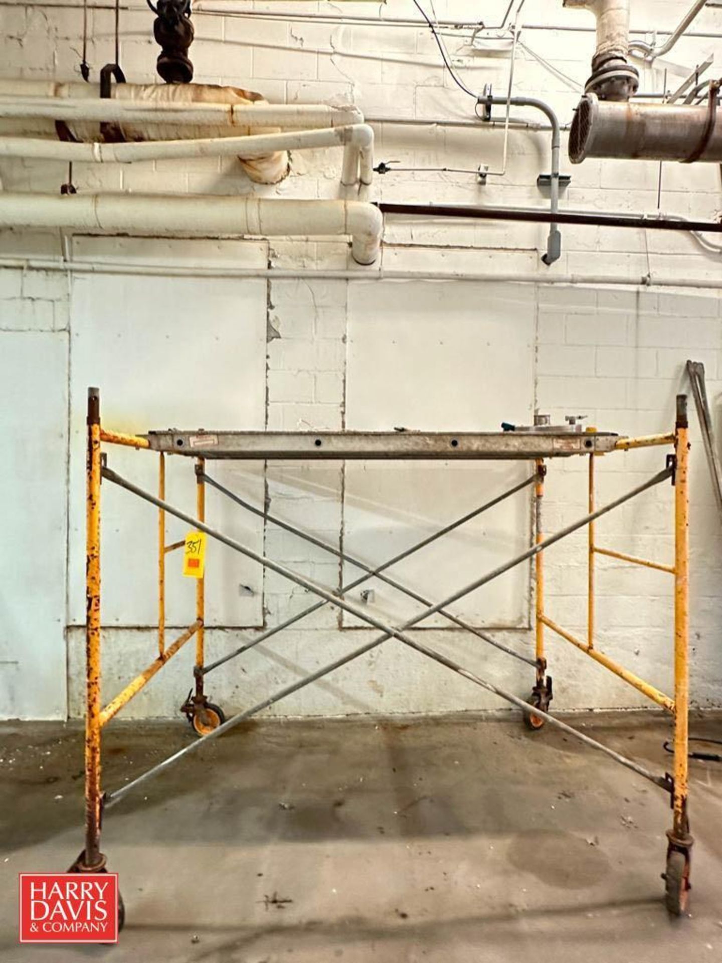 (4) Sections: Portable Scaffolding: 5’ x 5’, (4) Planks: 7’ x 19" and Weed Burner