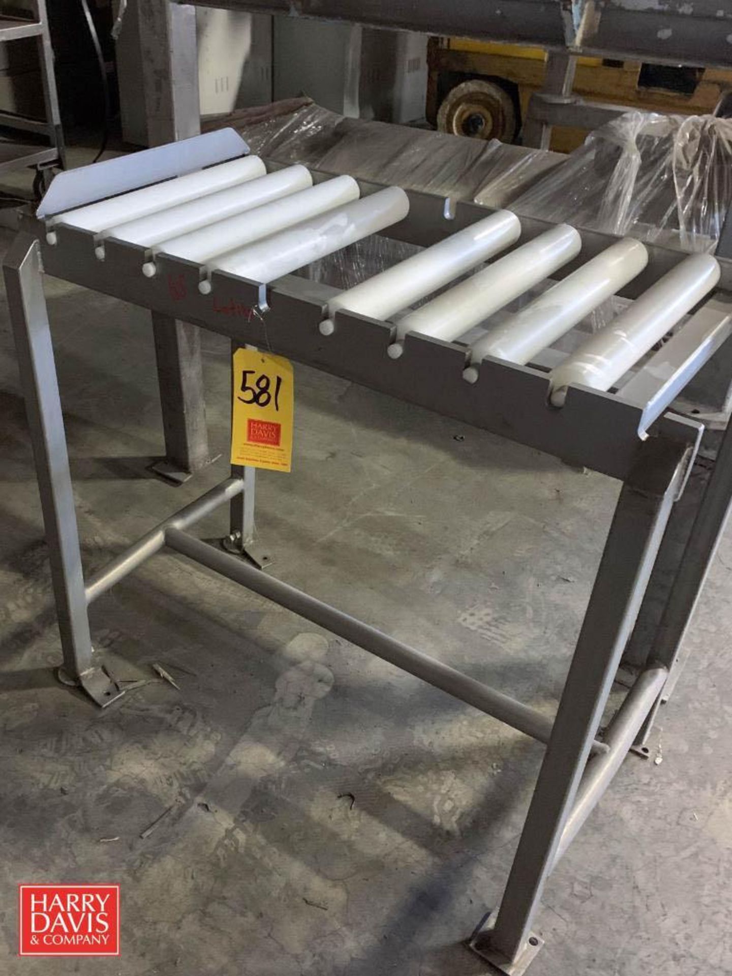 S/S Roller Conveyor: 37” Length x 18” Width (Location: Edison, NJ)