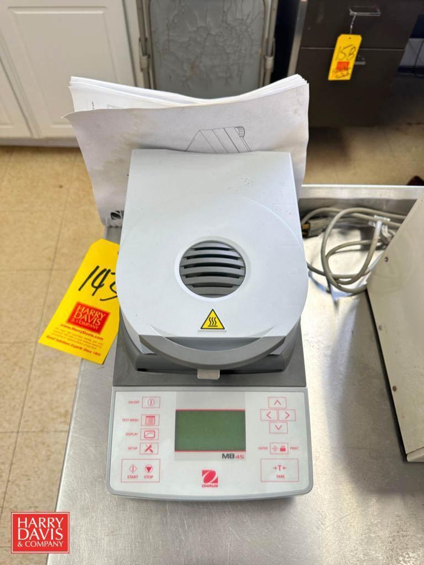 NEW Ohaus Moisture Analyzer, Model: MB45-2A0