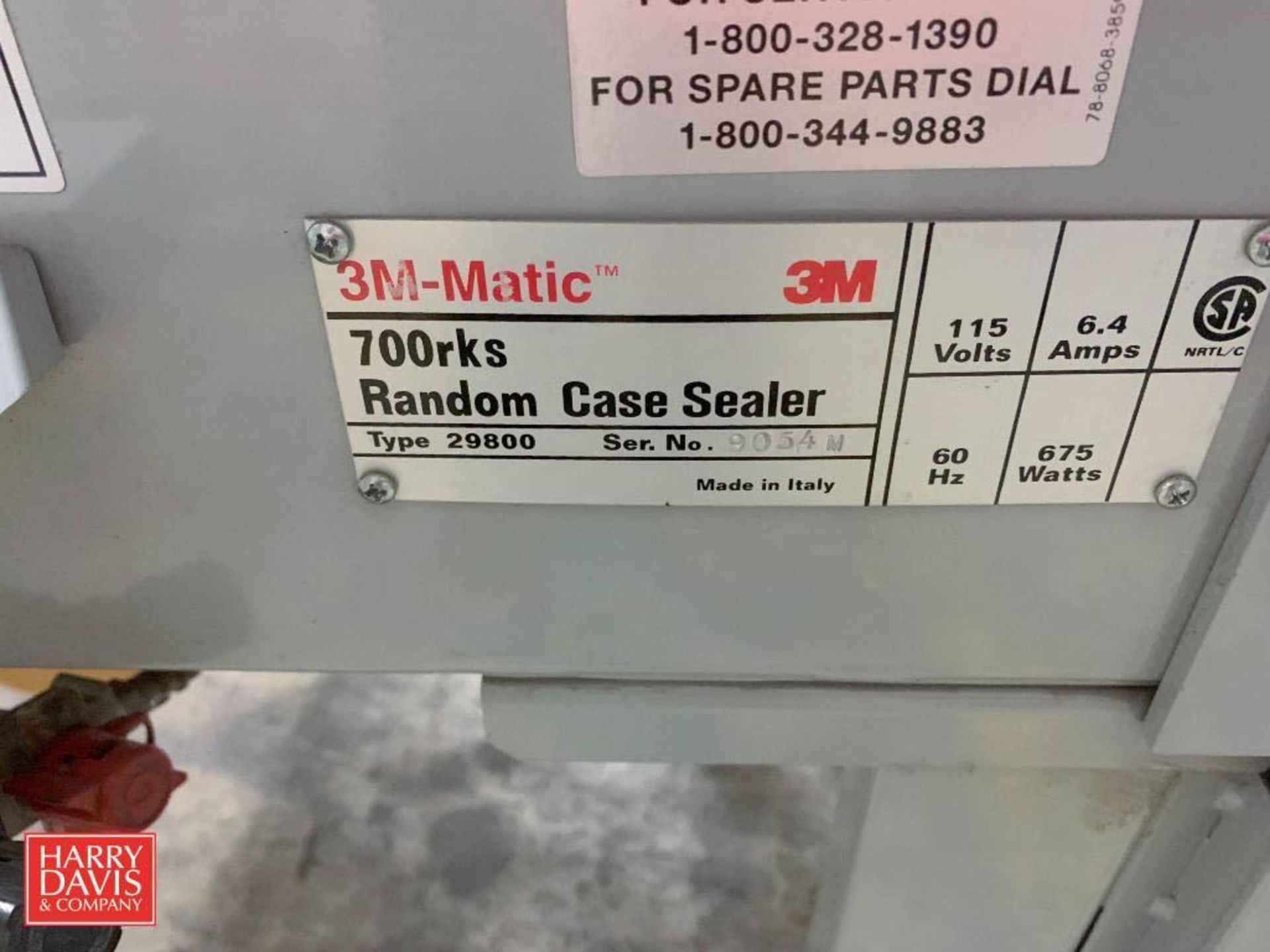 3M Case Sealer, Model: 29800, S/N: 9054W (Location: Edison, NJ) - Image 2 of 2