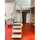 S/S Framed Platform: 50’ x 28" with Stairs and Handrail