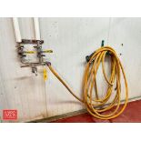 Hose Station with Valves and Sprayer