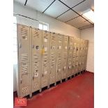 (2) Sets: Double Lockers, (3) Sets: (8) Lockers and Linen Cabinet