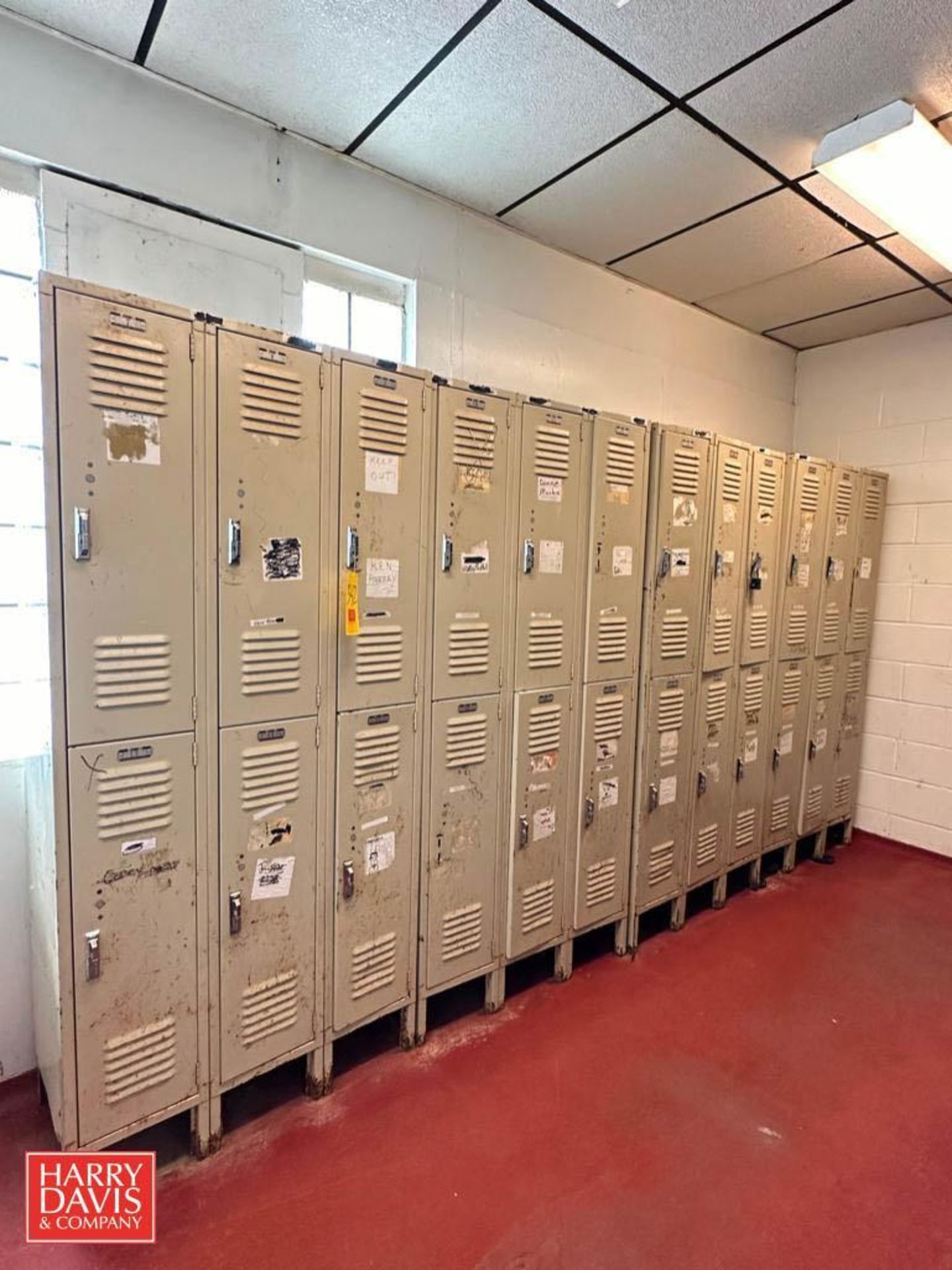 (2) Sets: Double Lockers, (3) Sets: (8) Lockers and Linen Cabinet
