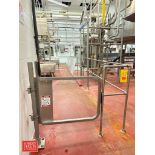 S/S Safety Railing: 69' x 3' Height with (2) S/S Safety Gates