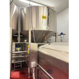 2010 Comat Insulated 500 Gallon S/S Dome-Top, Cone-Bottom Ricotta Flocculation Tank with Steam, Mode