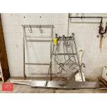 Assorted S/S Cheese Vat Tools, Including: Finishing Table Knives and (2) Curd Plows
