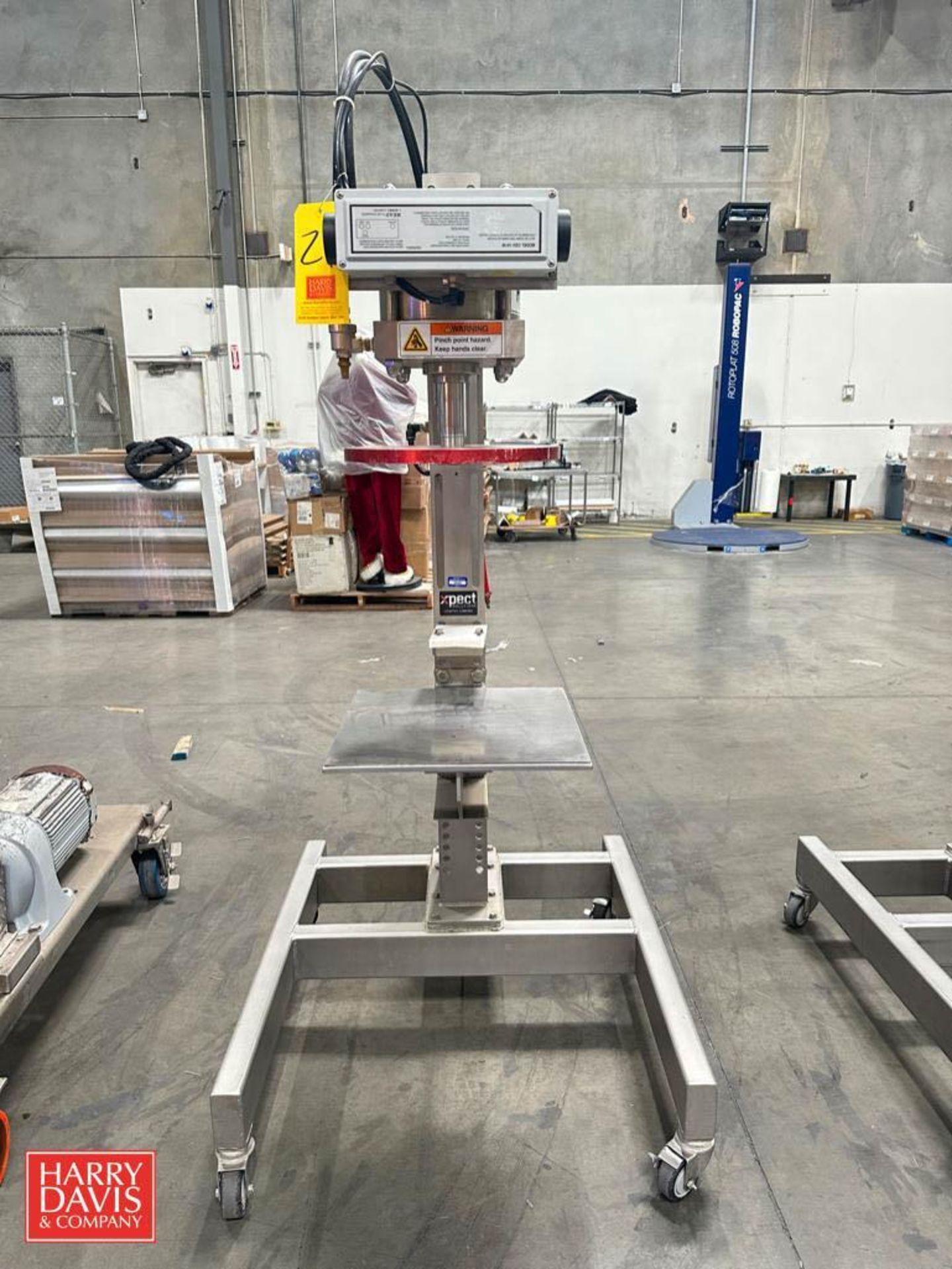 Xpect Portable S/S Press, Model: CSV-101W - Rigging Fee: $75