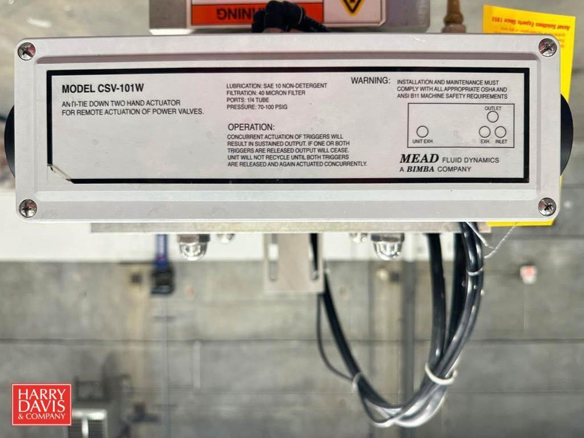 Xpect Portable S/S Press, Model: CSV-101W - Rigging Fee: $75 - Image 2 of 2