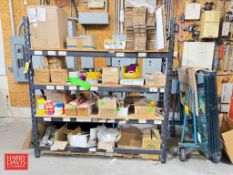 Storage Rack, Packing Tape, Door Glass and Cart