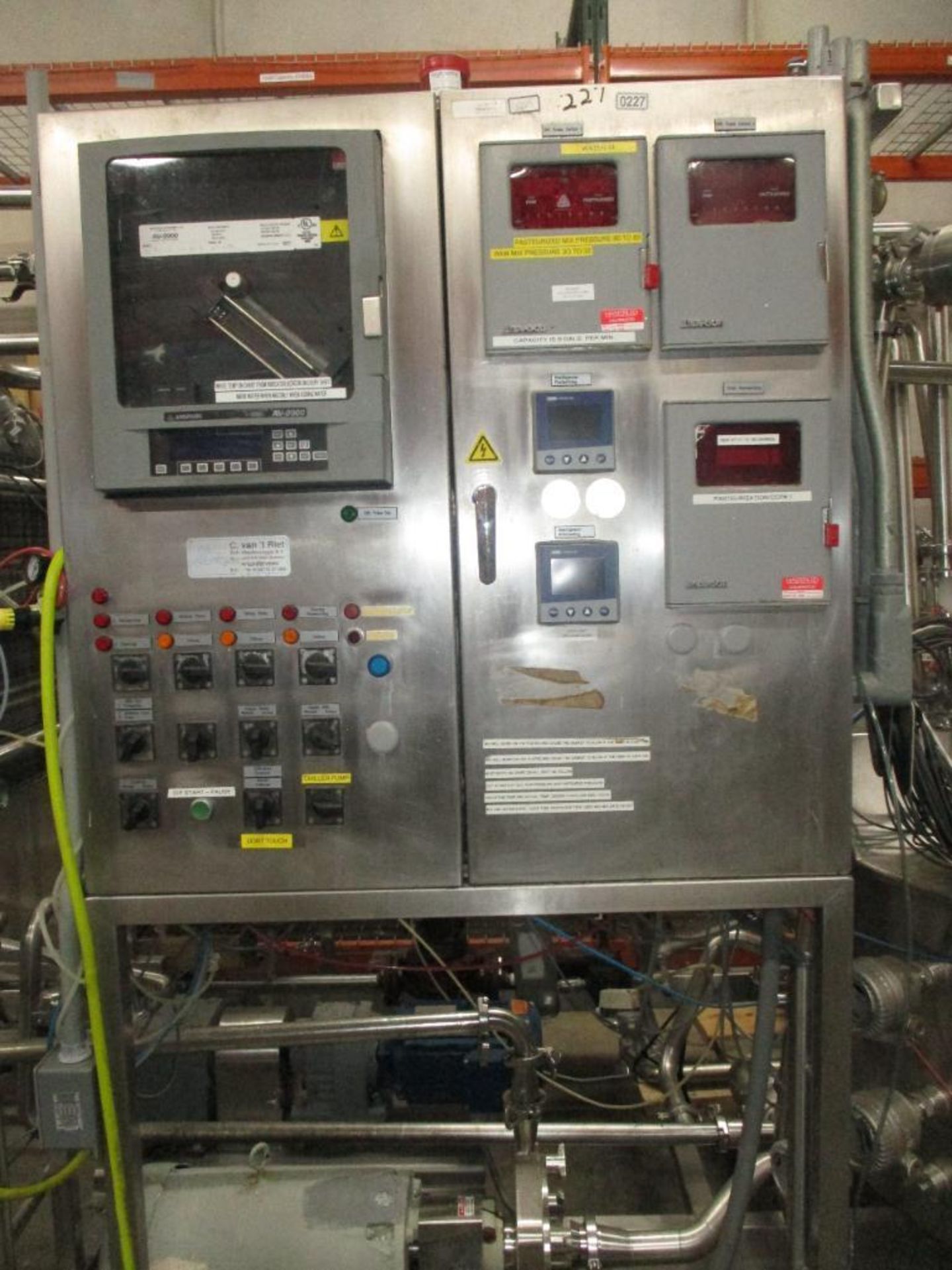 Skid Mount HTST Pasteurizer, Including: AGC, Model: PRO2-SH, 3-Section ...