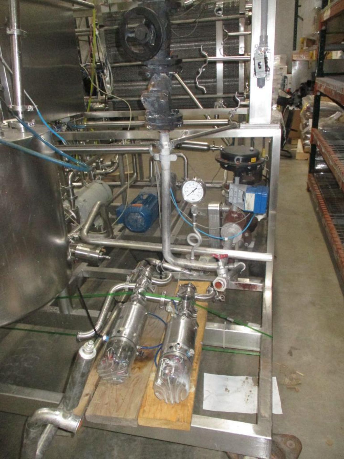 Skid Mount HTST Pasteurizer, Including: AGC, Model: PRO2-SH, 3-Section ...