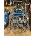 Miller Dimension 452 DC Welding Power Source on Casters with Miller 70 Series 24V Wire Feeder