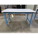 IAC Industries WorkStation Table, 500 Lb Capacity, 60”L x 30”W x 34”H. See photo.
